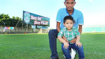 Su historia de superación es una tremenda herencia que le dejará Cristhian Caballero a su pequeño Joshua Daniel, de tres años.