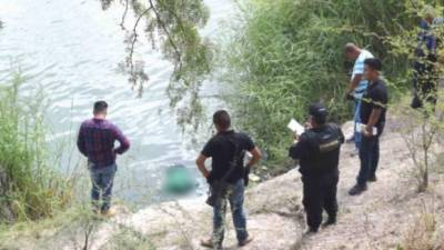 Las autoridades mexicanas descubrieron el cuerpo del hondureño José Eduardo Portillo Auxume, 26, en la orilla del Río Bravo.