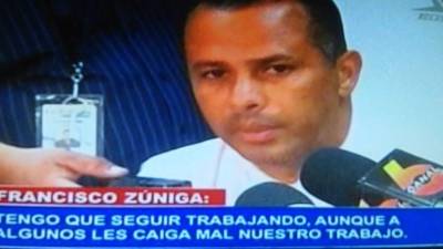 Francisco Zúniga, periodista de Hoy Mismo, asegura que no sabe de dónde surgen las amenazas pues no le ha hecho daño a nadie.