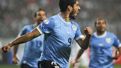 Luis Suárez fue la figura de Uruguay en Perú.