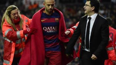 La evolución de Mascherano marcará su disponibilidad con vistas a los próximos partidos.