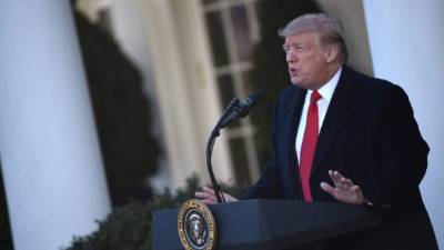 Donald Trump, presidente de los Estados Unidos.