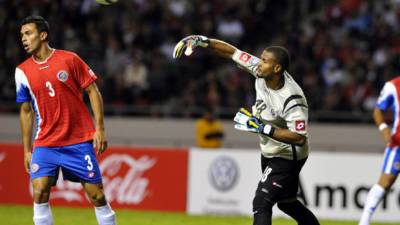 Patrick Pemberton, portero de la Selección de Costa Rica.