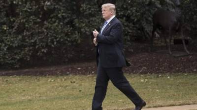 En la imagen un registro del presidente de Estados Unidos, Donald Trump. EFE/Archivo