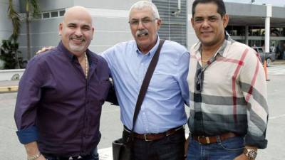 Manuel Keosseián fue recibido por Orinson Amaya y Rolin Peña. Foto Delmer Martínez