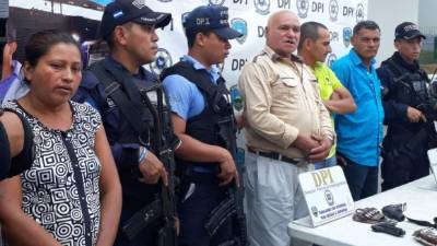 Los detenidos fueron presentados en la Dirección Policial de Investigaciones (DPI).