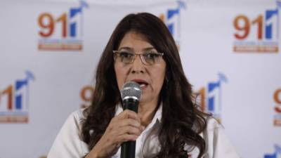 Alba Consuelo Flores, ministra de la Secretaría de Salud de Honduras