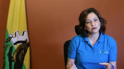 Karen de Calidonio, esposa del alcalde de San Pedro Sula.