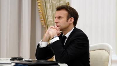 El mandatario francés, Emmanuel Macron, se reunió virtualmente con el presidente ruso, Vladimir Putin.
