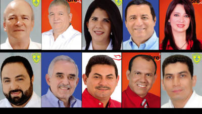 Los candidatos a diputados por Cortés más votados en las elecciones de Honduras, según las primeras proyecciones.