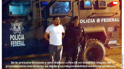 David Garza Ávila (izquierda), también conocido como el 'M-91', fue detenido por efectivos de la Policía Federal y el Ejército en Naucalpan, Estado de México.
