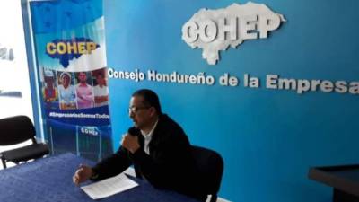 Santiago Herrera en la comparecencia de prensa. Foto de archivo.