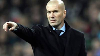 Zidane durante el partido contra la Real Sociedad. Foto AFP
