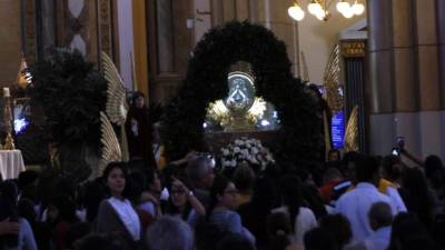 Ayer hubo afluencia de feligreses en la basílica