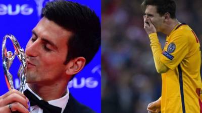 Djokovic le ganó la batalla en referencia a votos a Messi.
