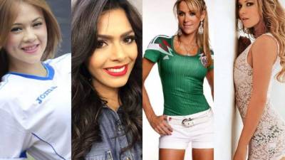 El duelo entre Honduras y México también es fuera de la cancha, la belleza en estos duelos no pueden faltar.