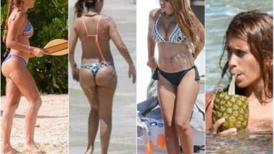 Antonella Roccuzzo, esposa de Lionel Messi, ha robado suspiros con fotos hot en la luna de miel de ambos en donde disfrutaron en el Caribe.