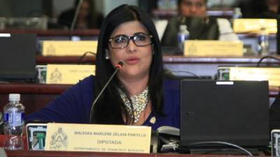 Waleska Zelaya, parlamentaria del Partido Nacional por departamento de Francisco Morazán. Foto: Facebook.