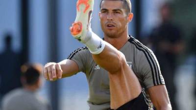 Cristiano Ronaldo se sumó a los trabajos de pretemporada de la Juve. FOTO JUVENTUS.COM