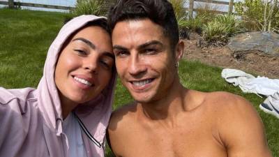 Georgina Rodríguez y Cristiano Ronaldo.