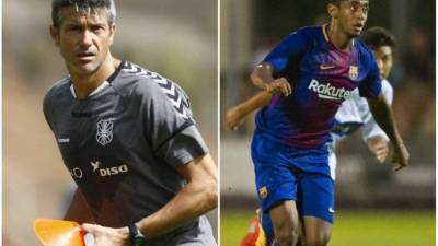 El DT del Tenerife elogió a Lozano.