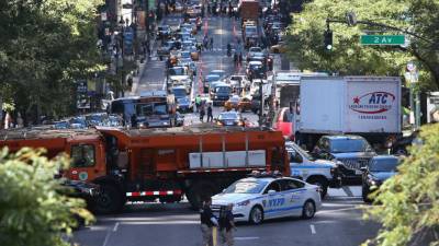 Las calles y avenidas aledañas a la sede de las Naciones Unidas están cerradas por seguridad.