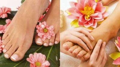 La pedicure puede realizarse una vez al mes.