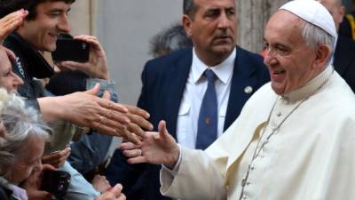 El papa Francisco tiene programado un viaje a Tierra Santa el 24 de mayo.