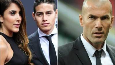 Daniela Ospina le ha dado su apoyo a James luego de que ha sido marginado por Zidane.