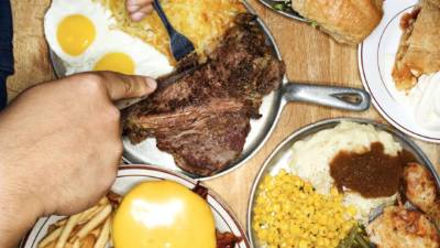 Hungry man desperate .