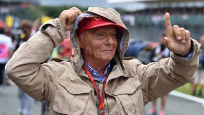 Lauda se había sometido en verano de 2018 a un trasplante de pulmón que le obligó a estar hospitalizado varios meses. Foto AFP.