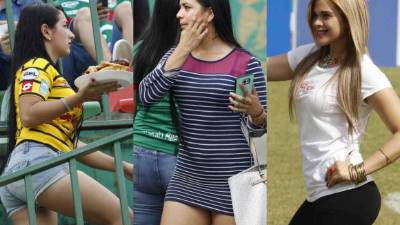 El derbi sampedrano entre Marathón - Real España ha sido de un lindo ambiente familiar en donde se han hecho presente diversos aficionados y sobre todo no podía faltar la belleza de la mujer hondureña.