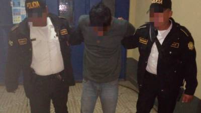 Pedro René Lorenzo López fue presentado por la Policía de Guatemala como el presunto responsable de la tragedia en Nahualá.