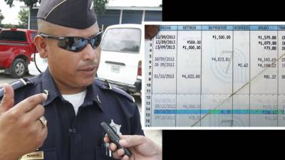 Un policía denuncia que sólo recibió un lempira de salario por parte de las autoridades policiales en Honduras.