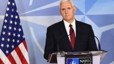 El vicepresidente estadounidense Mike Pence.