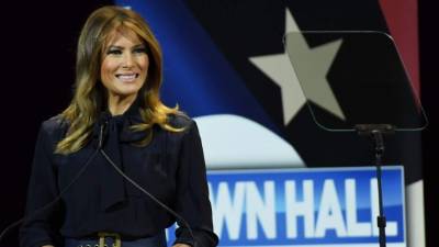 Melania Trump lideró un foro sobre la adicción a las drogas en Las Vegas./AFP.