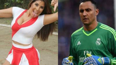 La modelo se burló de la lesión de Keylor quien no estará en la Copa con Costa Rica.