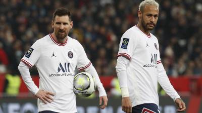 Lionel Messi y Neymar fueron titular pero poco o nada aportaron en la ofensiva del PSG.