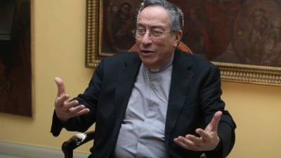El cardenal arzobispo de Tegucigalpa Óscar Andrés Rodríguez Maradiaga.