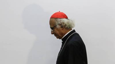 El cardenal de Nicaragua, Leopoldo Brenes.