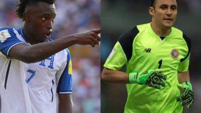 Alberth Elis es una esperanza de gol en la Bicolor y Keylor Navas es seguridad bajo los tres palos de Costa Rica.