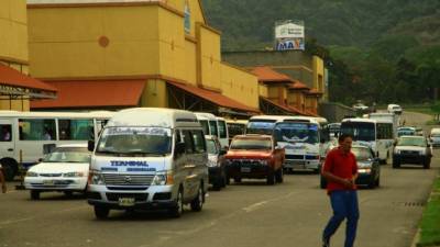 Gran Terminal de San Pedro Sula. Foto de archivo.