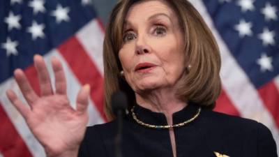 La líder de la Cámara de Representantes, Nancy Pelosi. Foto: AFP