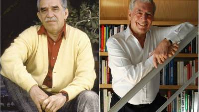 Gabriel García Márquez y Mario Vargas Llosa.