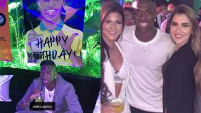 Aunque al delantero Vinicius Jr. le faltan varios días para cumplir sus 19 años (el 12 de julio), él se adelantó y aprovechó sus días de descanso para festejar junto a su familia y amigos en Brasil lo que será su natalicio. En la fista se hicieron presentes bellas mujeres, estrellas del fútbol y hubo un total descontrol.