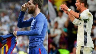 Messi mostró la camiseta del Barcelona en el estadio y CR7 no pudo hacer nada.