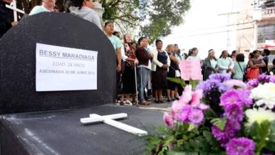 Foto de Archivo. Una manifestación pública en contra de las muertes de mujeres en Tegucigalpa, Honduras.