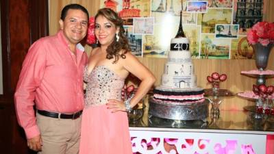 Olvin y Jacqueline Bardales festejaron hasta el amanecer.