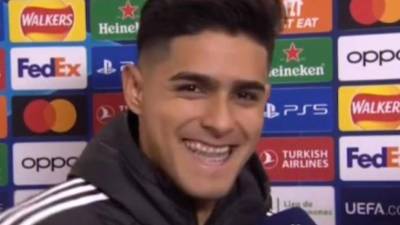 Luis Palma atendió a Movistar Plus luego de su gol anotado en la Champions League.