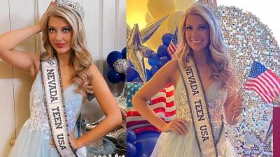 Ella es Emily Cox, Miss Teen Nevada 2023.